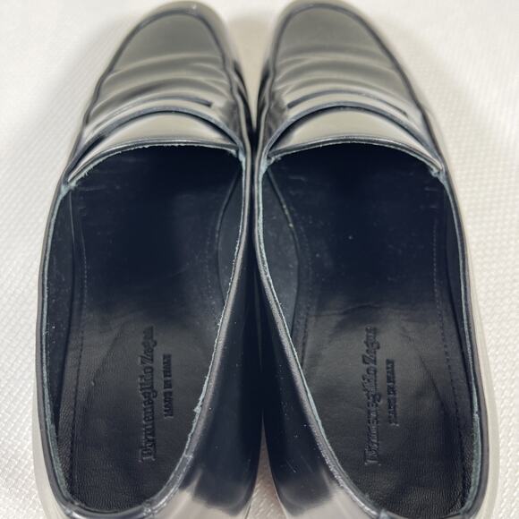 Ermenegildo Zegna Black‎ Patent Leather Loafers, Size 8.5 main image 10